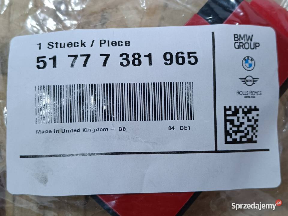 MINI F54 F54 UCHWYT CZUJNIKA PDC WEWNĘTRZNY LEWY osobowe wielkopolskie Pleszew