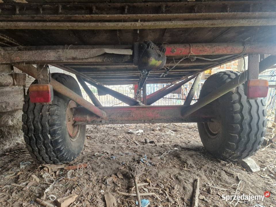 Przyczepa platforma rozrzutnik Wąsosz sprzedam