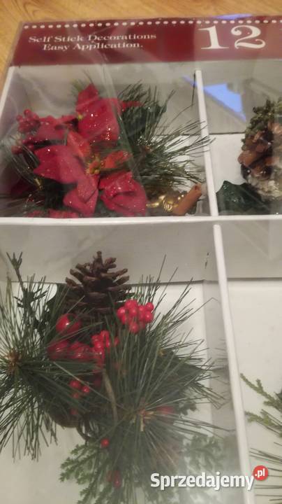 Stroiki świąteczne samoprzylepne niekoniecznie