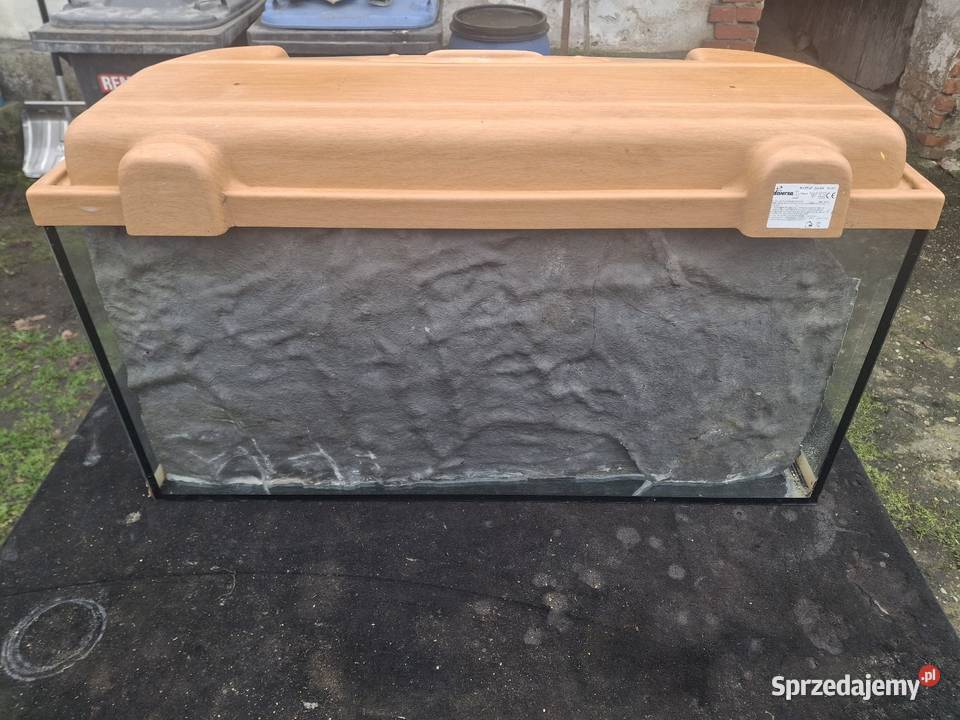 AKWARIUM PANORAMICZNE 112L Pokrywa Filtr Grzałka Korfantów