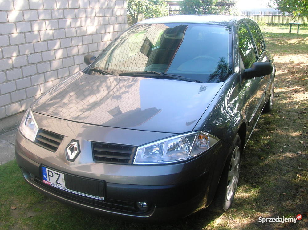 Renault Megane II 19DCI 2004r klima 6bieg przebi nieuszkodzony