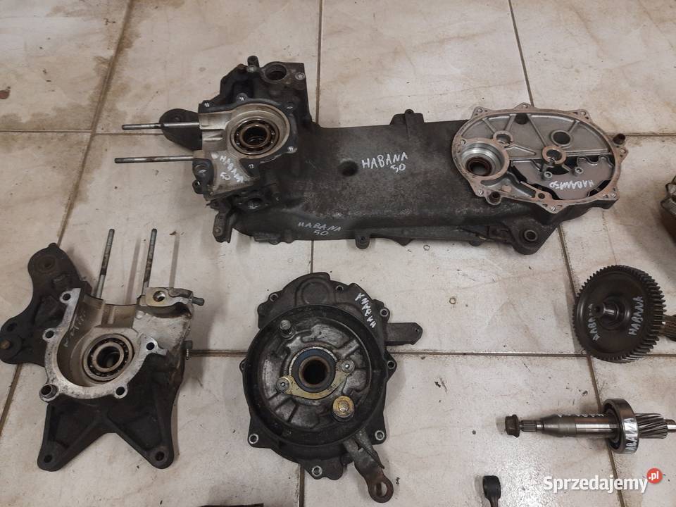 Aprilia Habana 50 części silnik cylinder wał Jelenia Góra