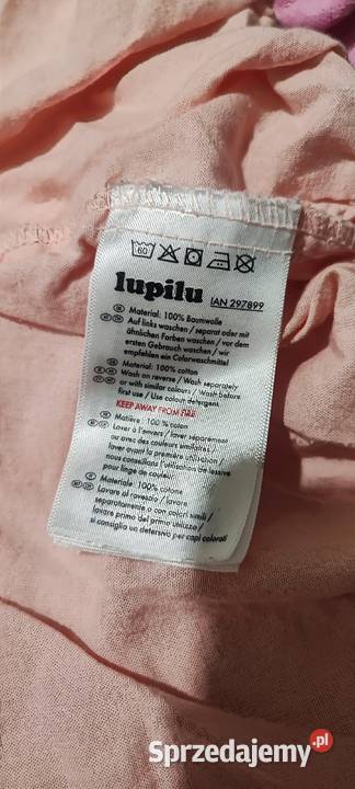 Lupilu prześcieradło z gumką do łóżeczka Kraków sprzedam