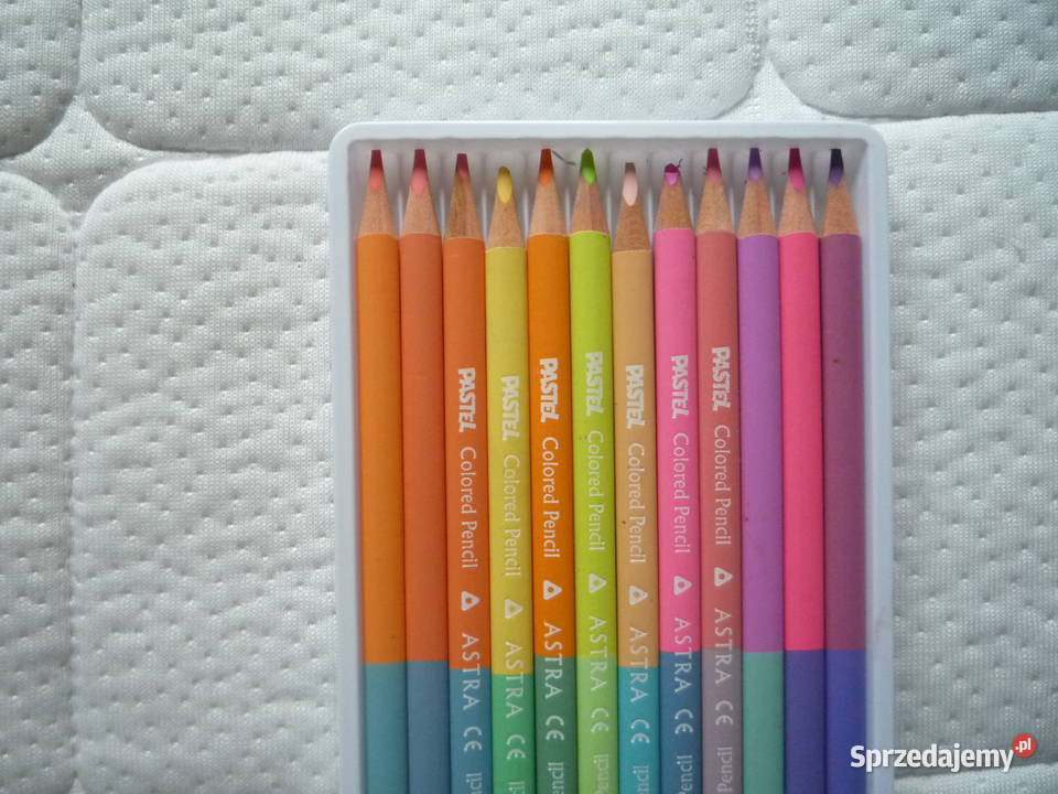 Astra Kredki ołówkowe dwustronne pastelowe 24 zachodniopomorskie Szczecin