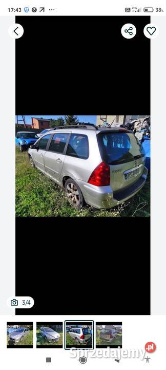 Peugeot 307SW 1600td 1600cm3 opolskie Opole sprzedam