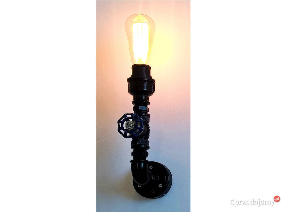 lampa kinkiet loft z rur hyraulicznych Kinkiety Limanowa