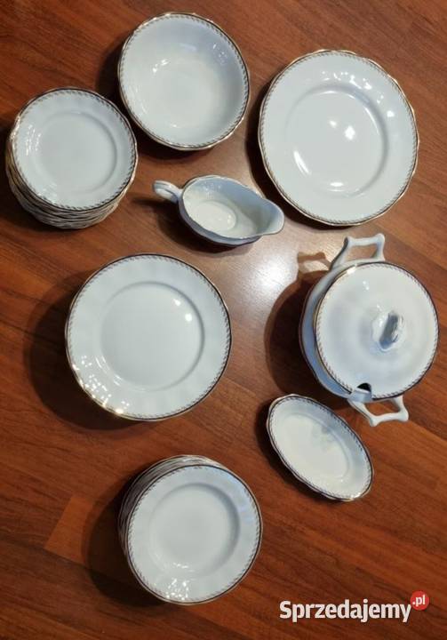 Serwis obiadowy 12osobowy Karolina stan idealny Mosina