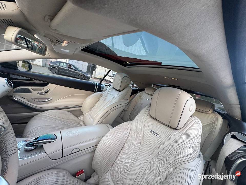 MercedesBenz Klasa S 63 AMG 2015 Automat 2 drzwi elektryczne szyby Kraków