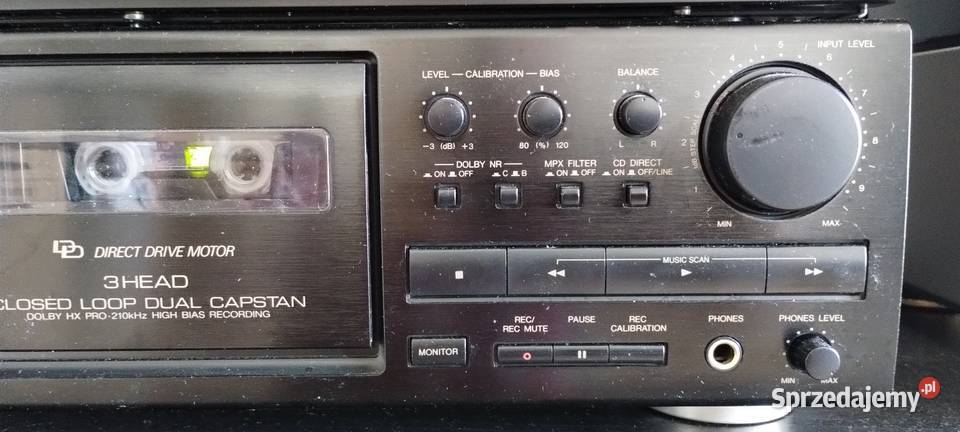 Magnetofon deck 3 głowicowy JVC TDV662 mazowieckie Warszawa