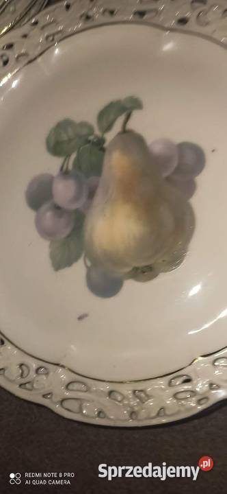 Talerzyk deserowy z owocami z ażurem
Syg Gdańsk