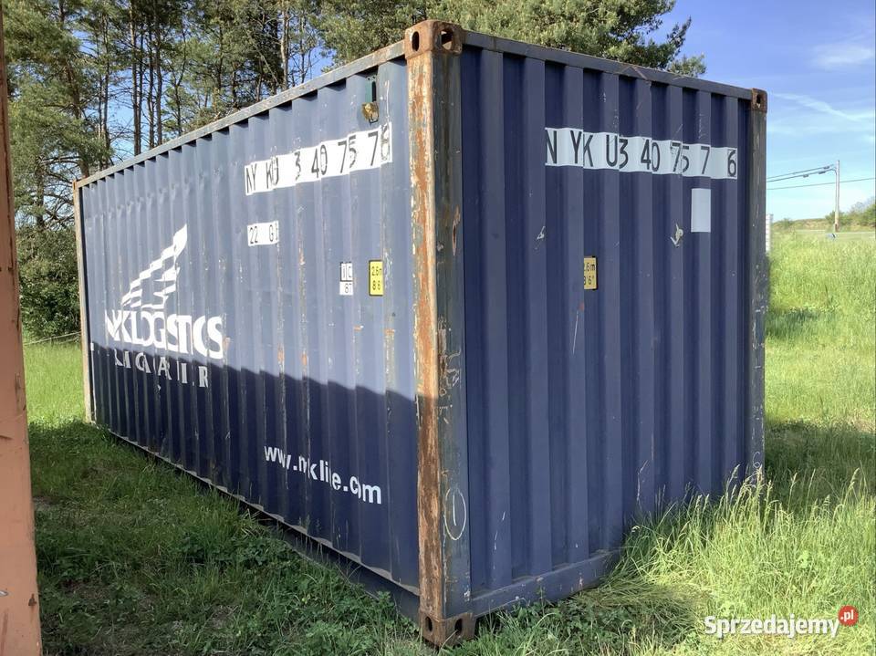 Kontener morski magazynowy 20DV 6 metrowy Lidzbark