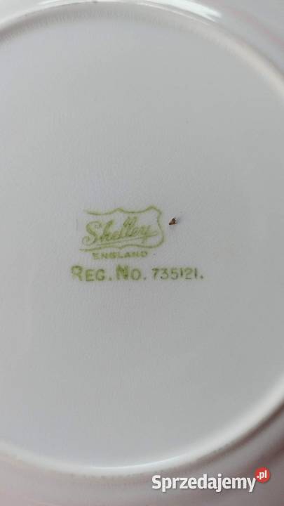Kubek Shelley England Ze złotym uszkiem na Gdańsk