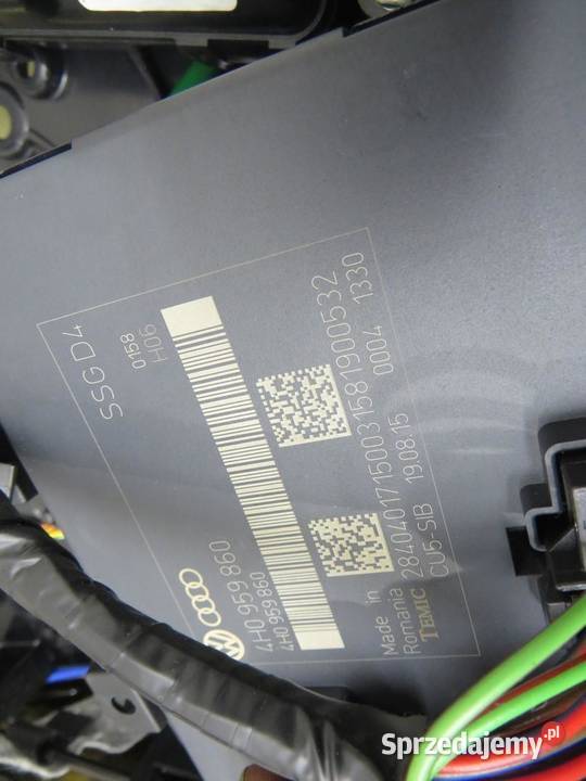 MODUŁ STEROWNIK FOTELA TYŁ AUDI A8 D4 4H0959860 osobowe lubelskie sprzedam