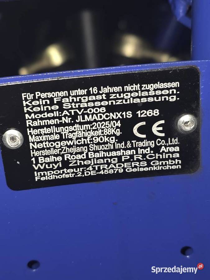 Quad 125 nowy 2025 Motoryzacja Pilzno