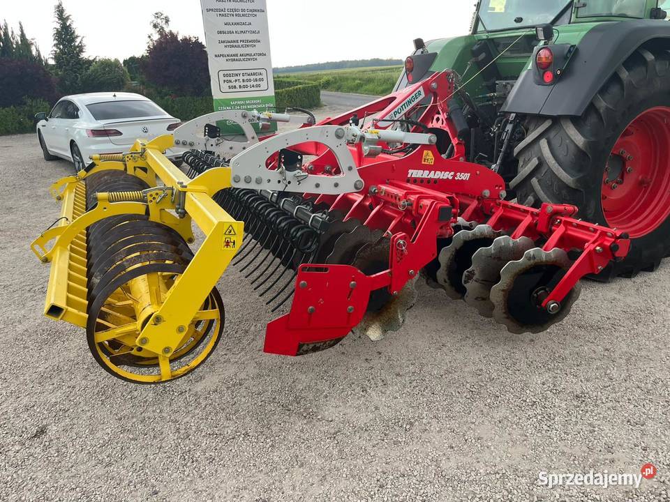 Brona talerzowa Pottinger Terradisc 3501 nowa Pozostałe Niedrzwica Duża