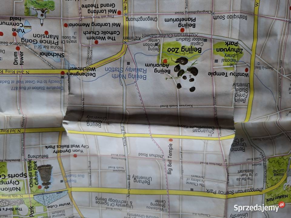 Beijing Tourist Map miękka Kraków