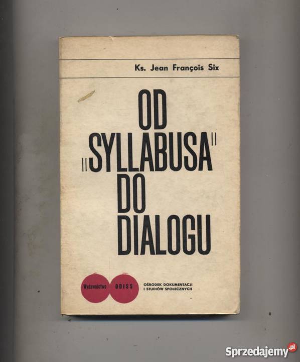 Syllabusa do dialogu Szczecin sprzedam