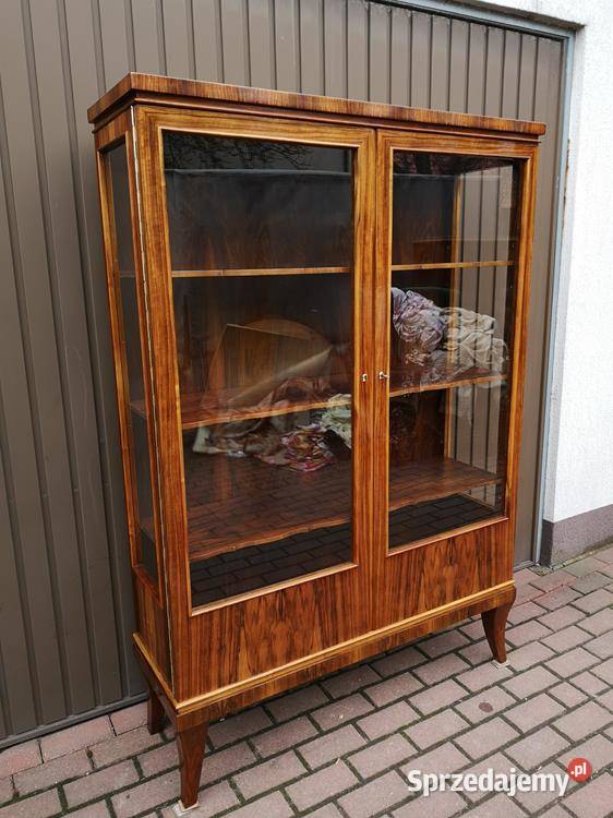 Witryna Serwantka ARTDECO Politura Orzech Stara Swarzędz