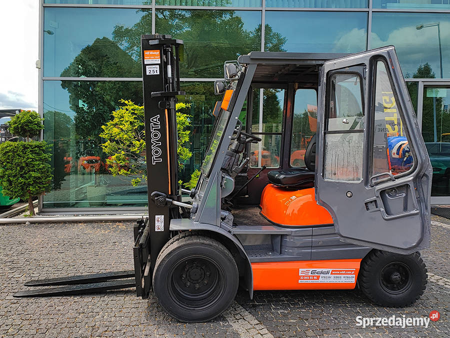wózek widłowy Toyota 6FG25 25 t LPG duplex 33 m Wózki widłowe Kęty sprzedam