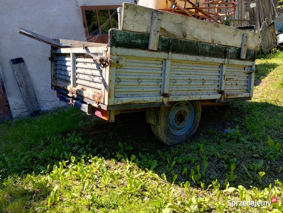 Dwukolowka rolnicza jednoosiowa solidna Przyczepy rolnicze