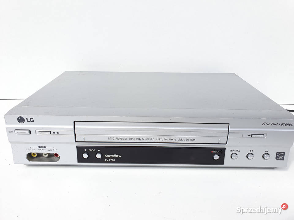 Video magnetowid LG 6 head LV 4787 LV4787 VHS Międzychód