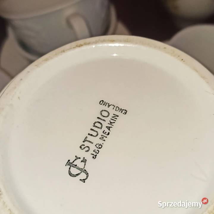 Serwis do kawy na 5 osób Z jabłkami JG Meakin Gdańsk sprzedam