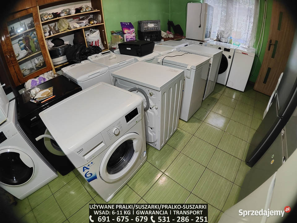 Używane pralki pralkosuszarki suszarki gwarancja Dobrzyń nad Wisłą sprzedam