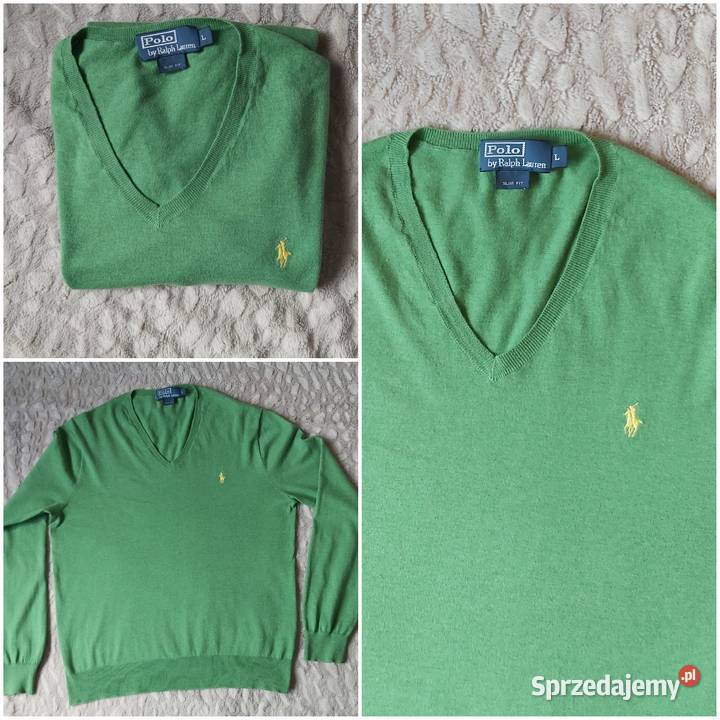 Ralph Lauren sweter L prima cotton 100 Odzież codzienna Lublin sprzedam