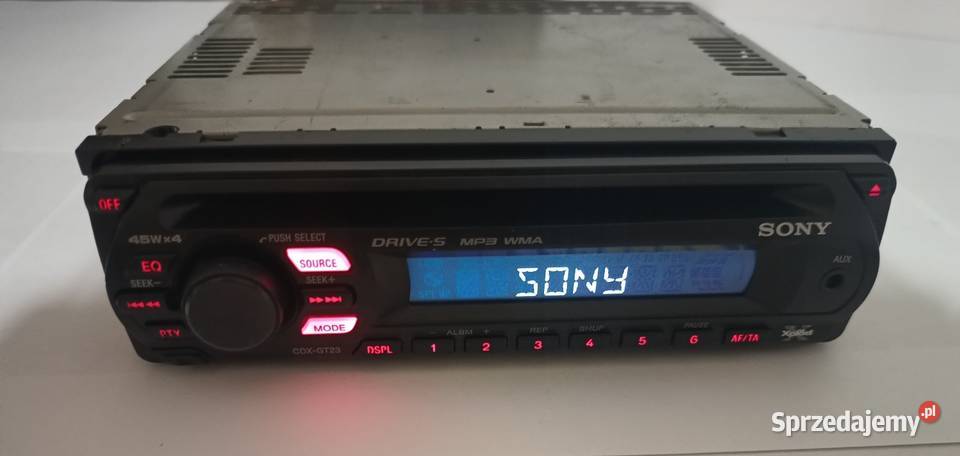 Radio samochodowe Sony CDXGT23 Biała Podlaska