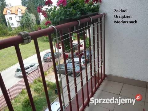 suszarka balkonowa na taras nierdzewna składana