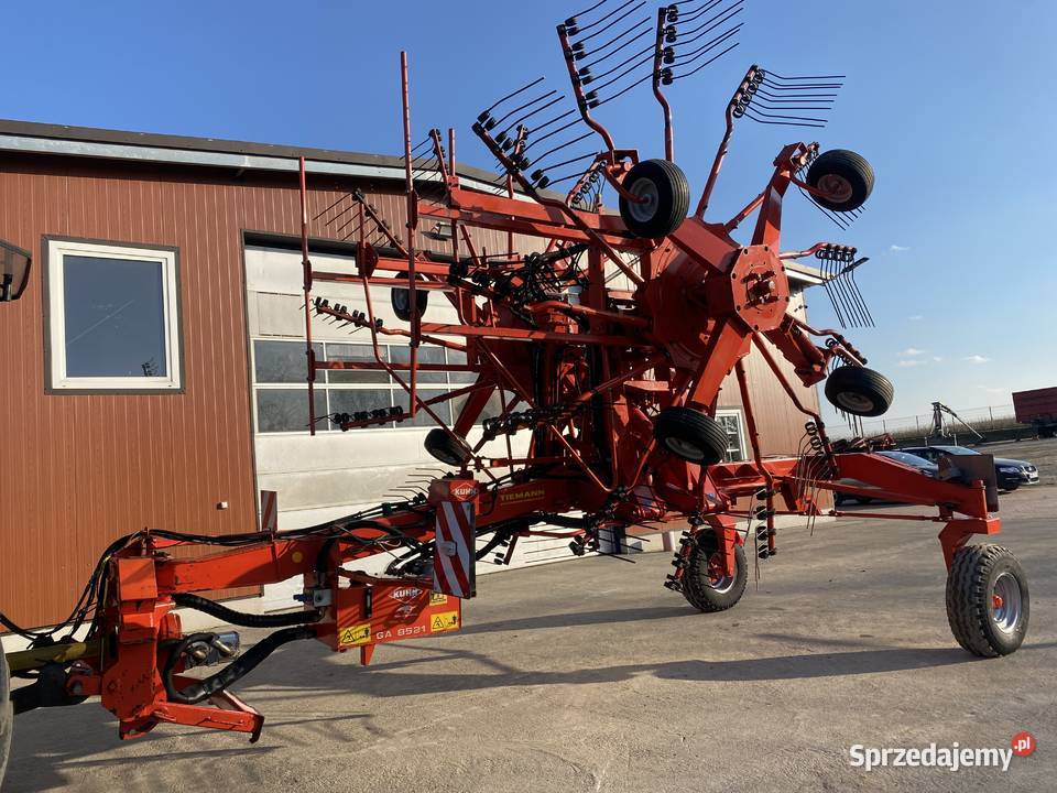 ZGRABIARKA KUHN GA 8521 TANDEM ST OK Claas nieuszkodzony Zgrabiarki i przetrząsacze Maszyny rolnicze Lubawa