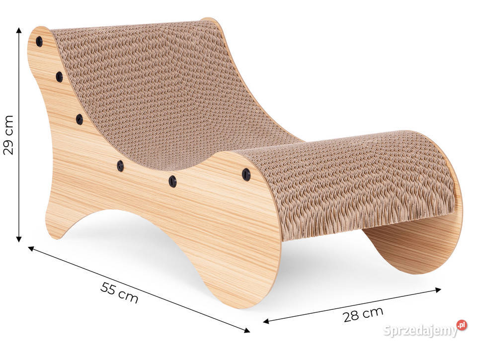 Drapak tekturowy kota leżak kartonowy legowisko Smogorzów