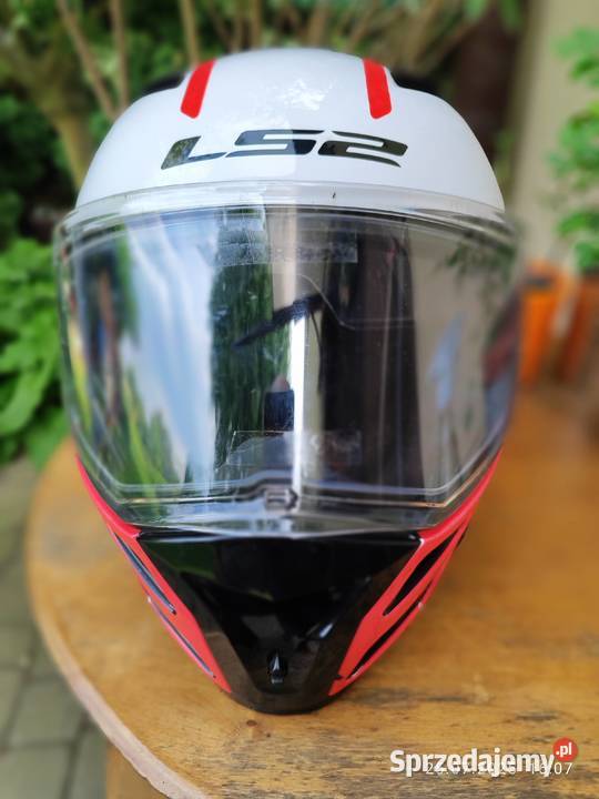 KASK MOTOCYKLOWY SZCZĘKOWY LS2 METRO ROZMIAR L Strażów
