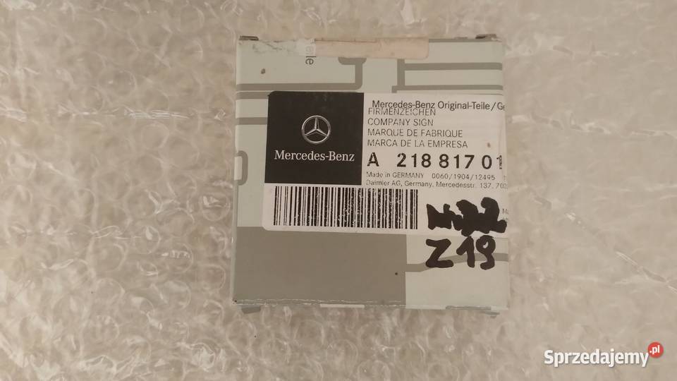 EMBLEMAT ZNACZEK MASKI MERCEDES OEM A2188170116 Części montażowe Żukowo
