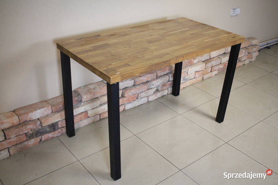 Stół do lokalu blat lity dąb klejony 3 sztuki Gastronomia Pszczyna