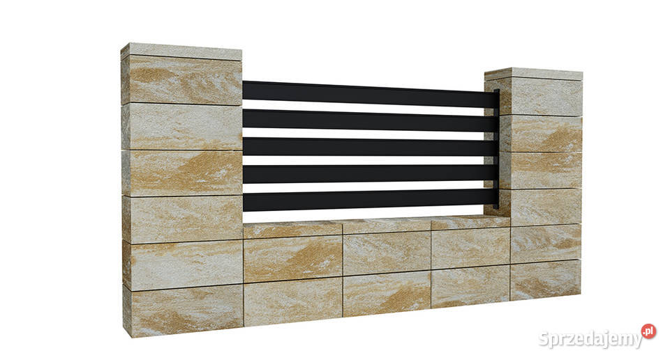 Nowoczesne ogrodzenia pustaki bloczki modułowe świętokrzyskie Barycz