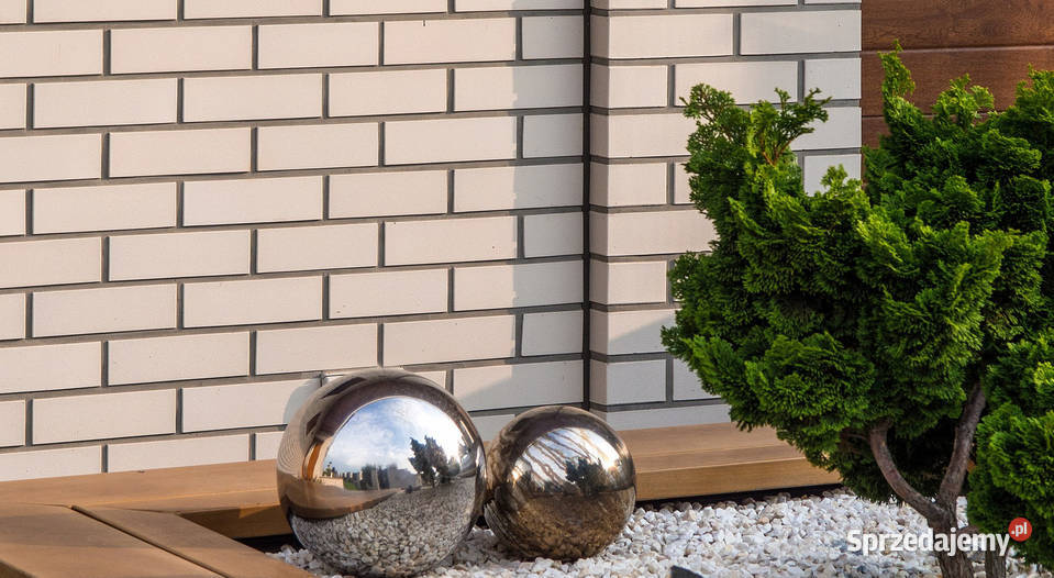 Płytka elewacyjna klinkierowa OSLO perłowobiała Baranowo