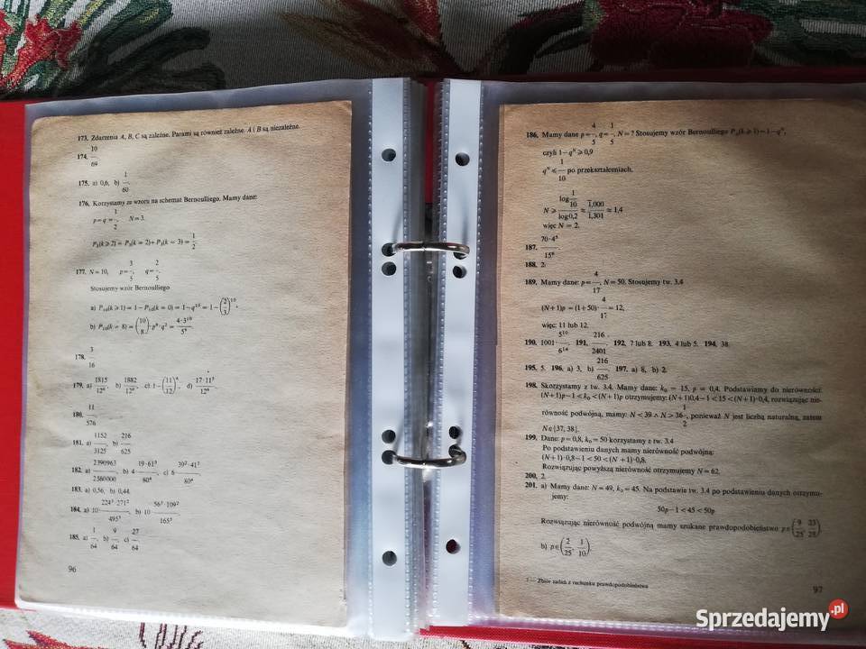 Zbiór zadań z rachunku prawdopodobieństwa S małopolskie Kraków