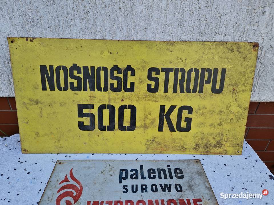 Stare tablice informujące Szczecinek