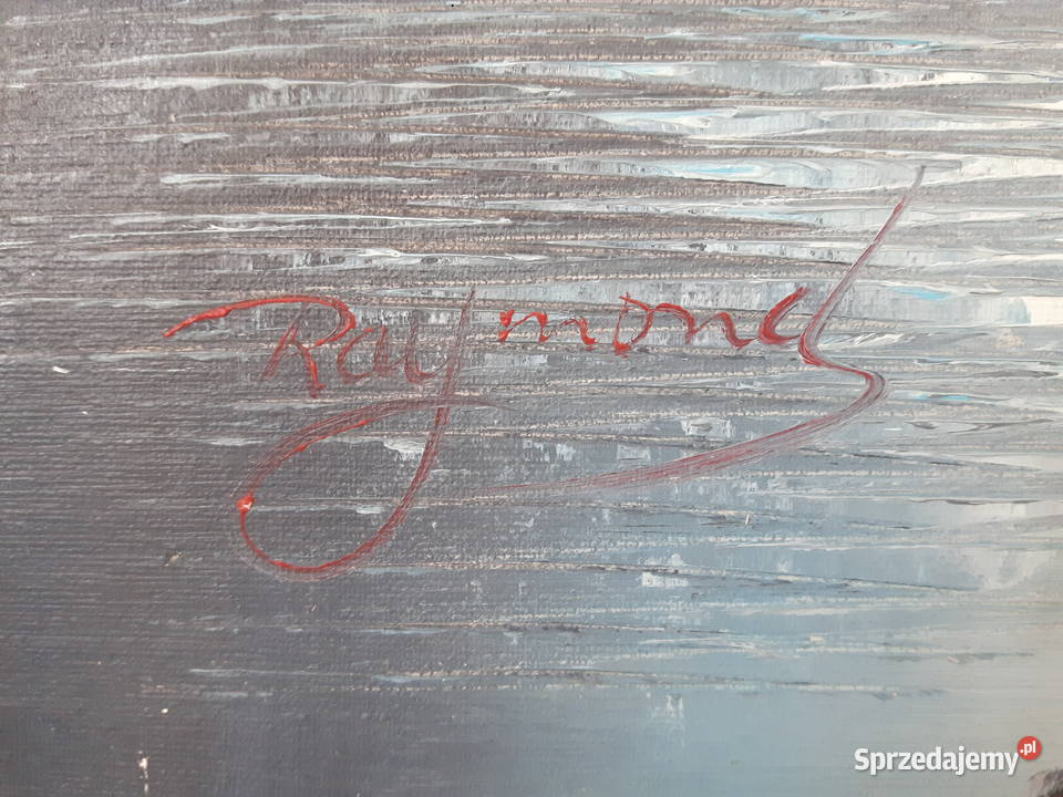 Pełnia w górach obraz olejny mazowieckie Warszawa