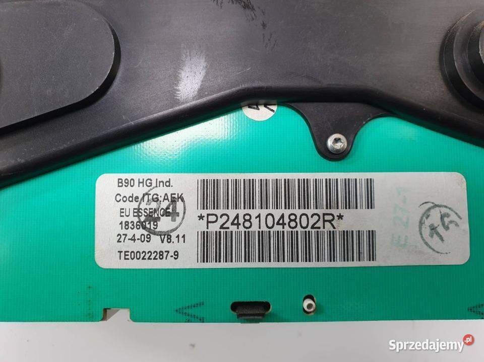 LICZNIK ZEGAR DACIA SANDERO P248104802R kujawsko-pomorskie Lipno