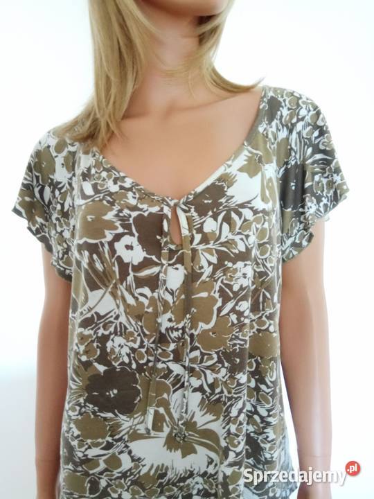 Bluzka tshirt Soon wzorzyste khaki r 4446 śląskie Pszczyna