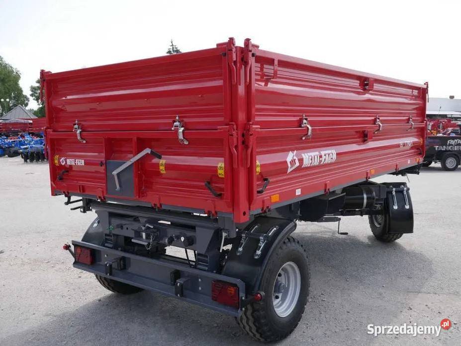 Przyczepa rolnicza dwuosiowa T7101 T7102 nieuszkodzony Przyczepy rolnicze Mielec
