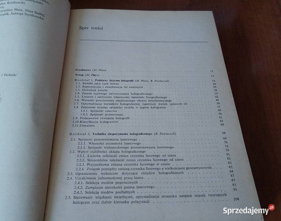 Holografia optyczna podstawy fizyczne i Gdańsk