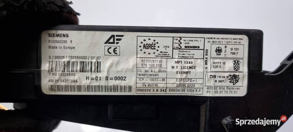 MODUŁ VOLKSWAGEN SHARAN I LIFT 5120042200B