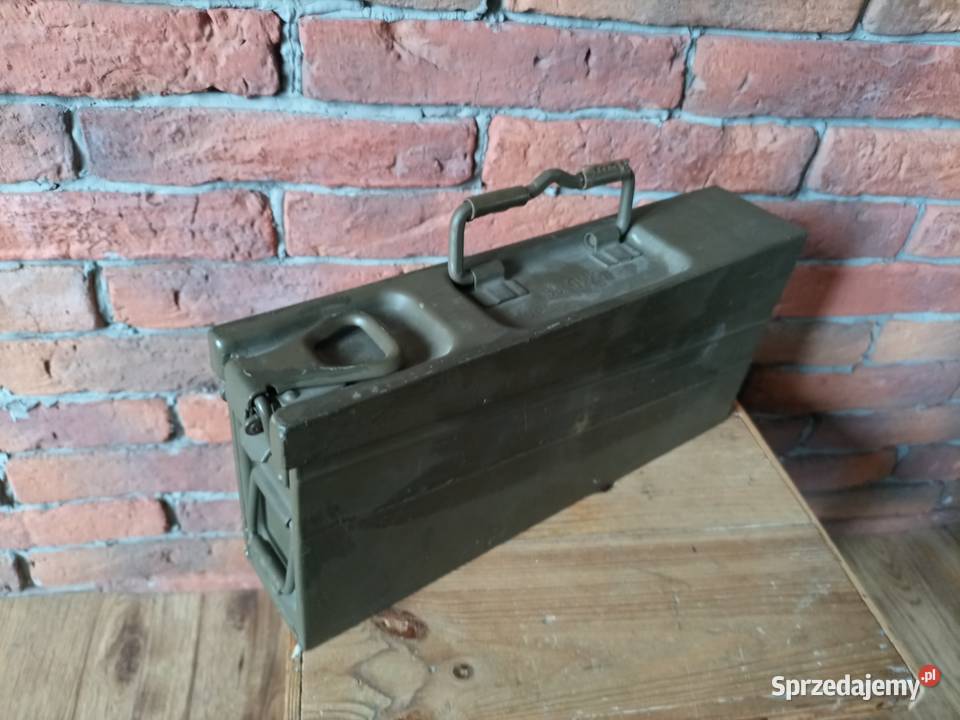 Metalowa Skrzynka Amunicyjna Wermacht Konin