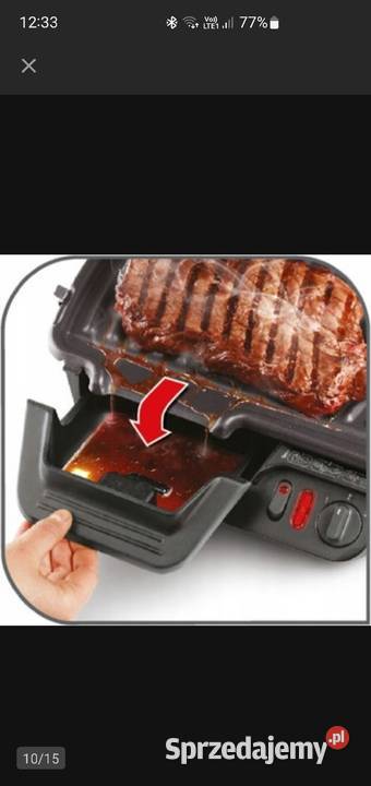 Składany grill elektryczny Tefal GC 3050 czarny sprzedam