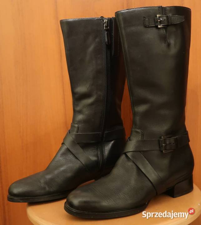 Damskie buty kozaki firmy ECCO 40 skóra