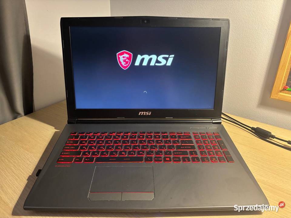 Laptop gamingowy MSI GV62 8RD 16Gb GTX 1050 Ti Kamera  Białystok
