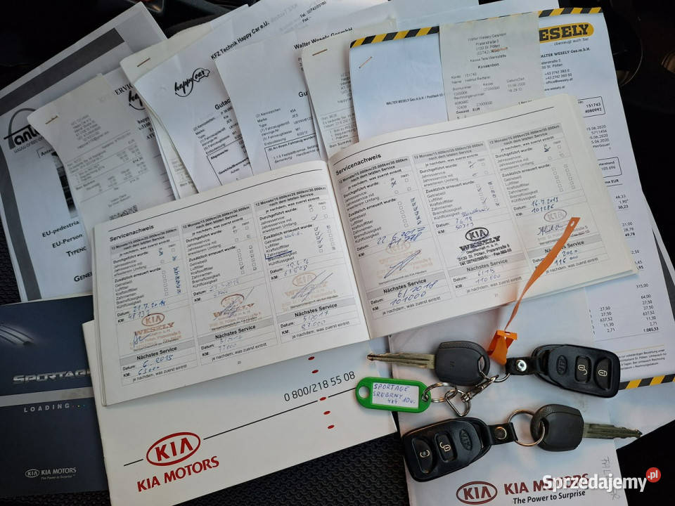 Kia Sportage 4X4 ŁADNA 20benzyna tempomat wspomaganie kierownicy warmińsko-mazurskie Olsztyn